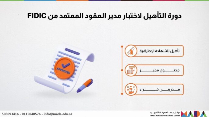 دورة التأهيل لاختبار مدير العقود المعتمد من FIDIC