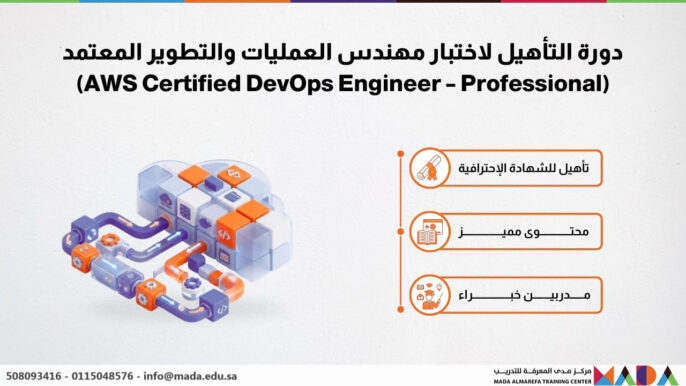 دورة التأهيل لاختبار مهندس العمليات والتطوير المعتمد (AWS Certified DevOps Engineer – Professional)